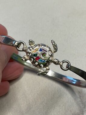 .925 silver turtle bracelet